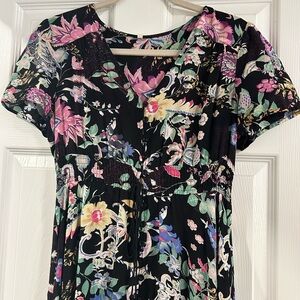 Floral High Low Beach Date Dress